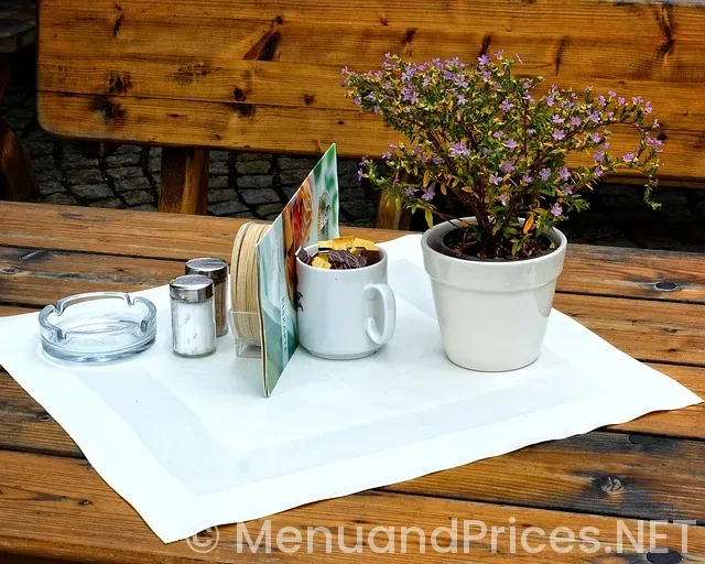 Wedding menus printed