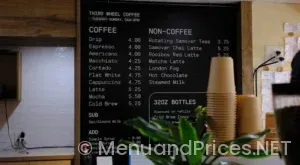 Peet’s Coffee Menu