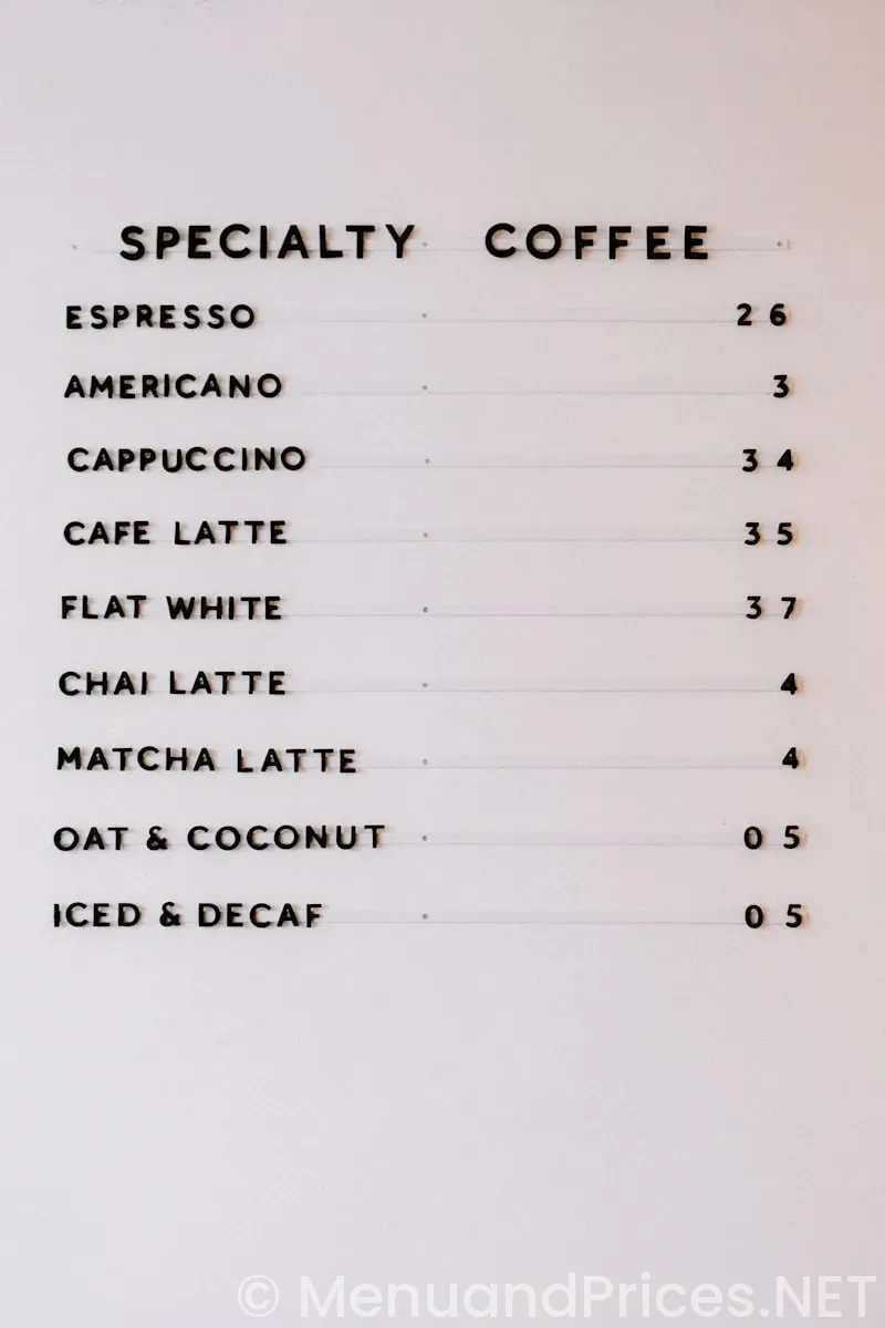 Peet's coffee menu Peet's coffee menu