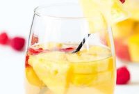 Vibrant Pineapple Raspberry Sangria