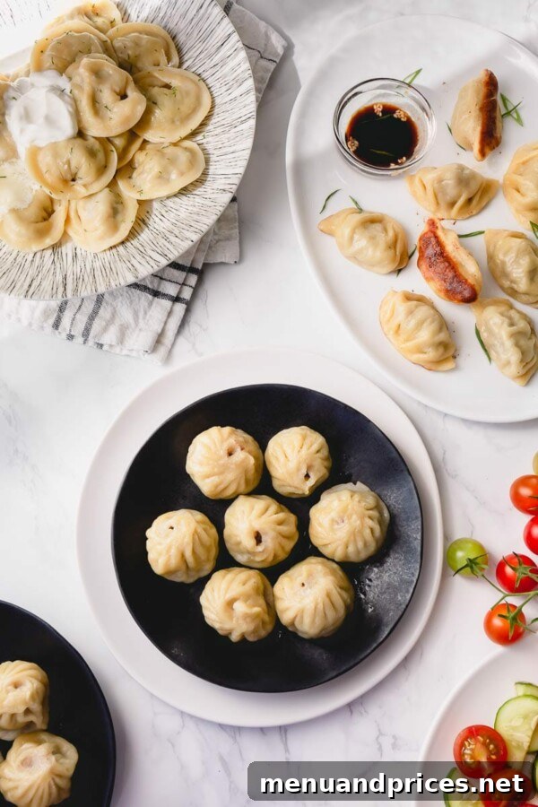 Crafting Irresistible Beef Potstickers 2 Homemade beef dumplings ready for cooking