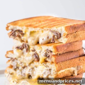 Philly Cheesesteak Grilled Cheese