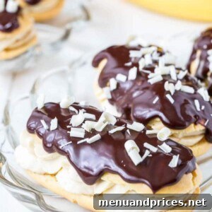 Banana Cream Pie Eclairs