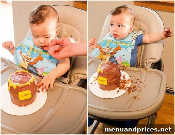 Celebrating Grant's First Trip Around the Sun 6 Baby Grant joyfully smashing his first birthday cake