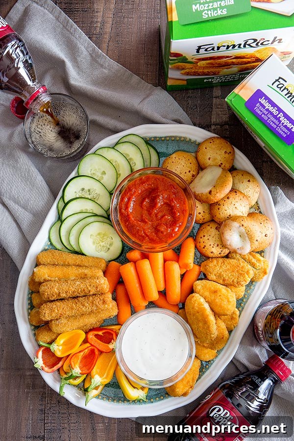 Epic Game Day Snack Stadium - Menu and Prices