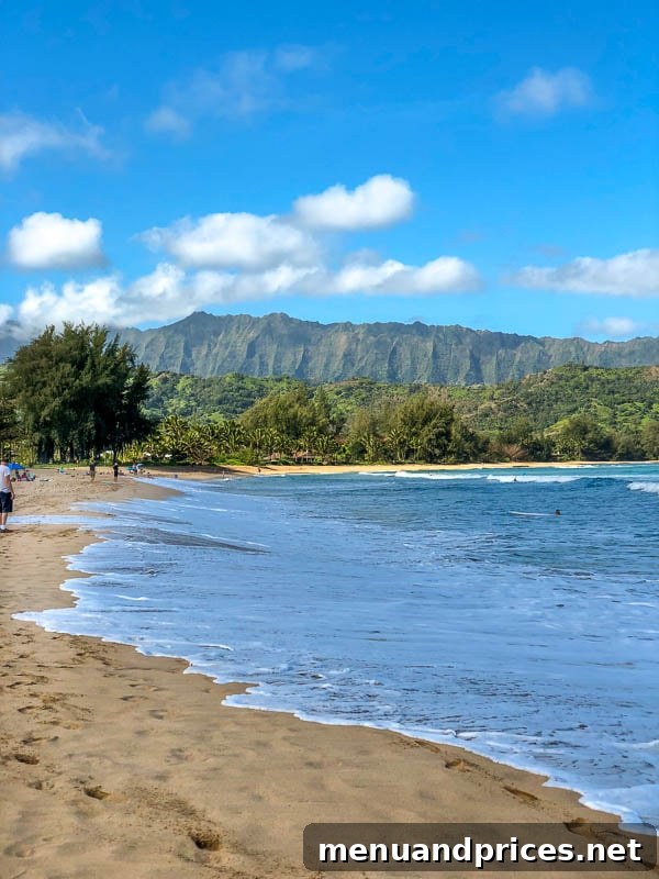 Kauai Through Toddler Eyes 23 North Shore beach view 4