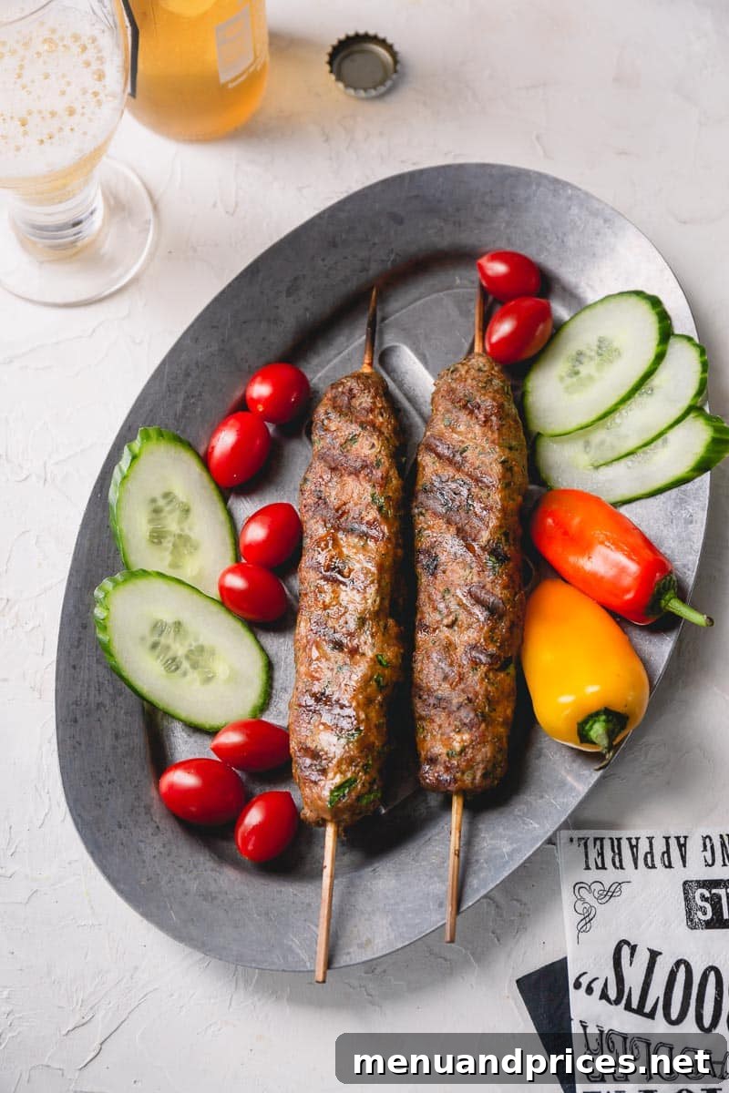 Urfa Kebabs: Mesopotamian Delights 3 Step-by-step guide on how to prepare mild yet intensely flavorful and juicy Turkish Urfa kebabs for grilling.