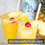 Bubbly, fruity, tropical, this pineapple coconut spritzer is a naturally sweetened thirst-quencher and party-pleaser.