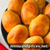 Pirozhki served on a plate