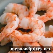 Close up of boiled shrimp, perfect for any meal.