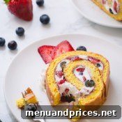 Effortlessly impressive, this simple roll cake is my go-to last minute dessert. #rollcake #swissroll