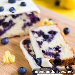 Blueberry Lemon Cake with Lemon Cream Cheese Glaze