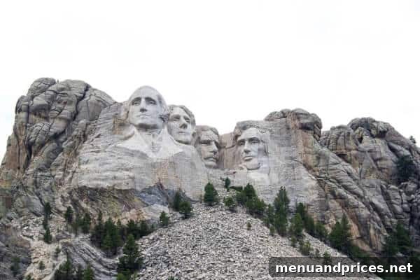 Summer Adventures From Japan to the American West 18 The famous Mount Rushmore National Memorial in South Dakota, featuring the carved faces of four U.S. presidents on the mountainside ~Sweet and Savory by Shinee
