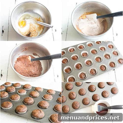 Mini Kahlua Cupcakes, step-by-step photos