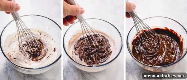 Mastering the Art of Chocolate Ganache 7 Glossy, smooth chocolate ganache in a bowl