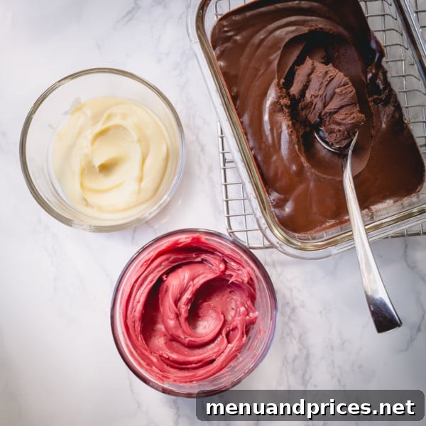 Mastering the Art of Chocolate Ganache 9 Chilled ganache showing firm consistency