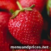 A smaller image of clean, fresh strawberries, highlighting their vibrant color and readiness.