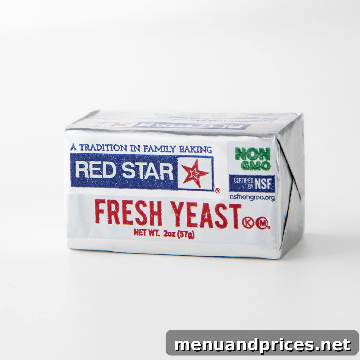 Yeast Essentials: Types and Their Ideal Uses 5 A pristine package of Red Star brand fresh yeast, illustrating an alternative form of baker's yeast.