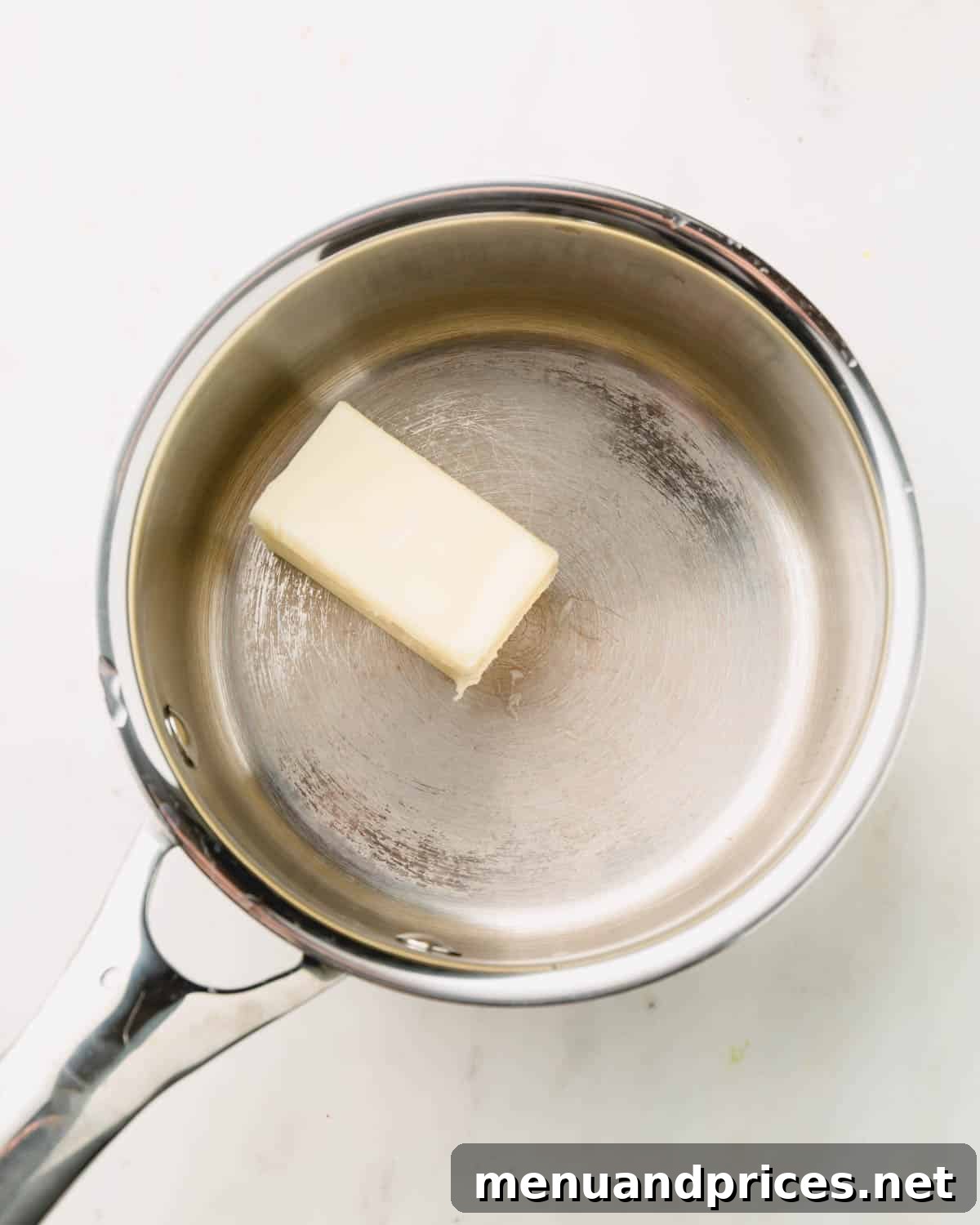 Golden Blaze Drizzle 4 Melting butter in a small saucepan over medium heat.
