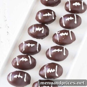 Triple Chocolate OREO Cookie Balls football dessert