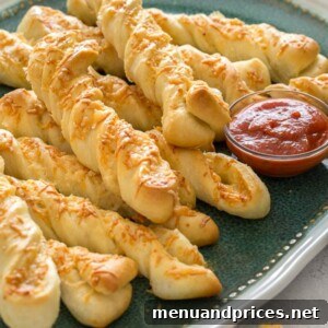 Homemade Roasted Garlic Breadsticks