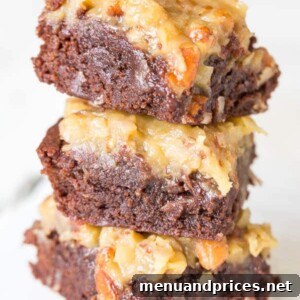 German Chocolate Brownies - Recipe Image