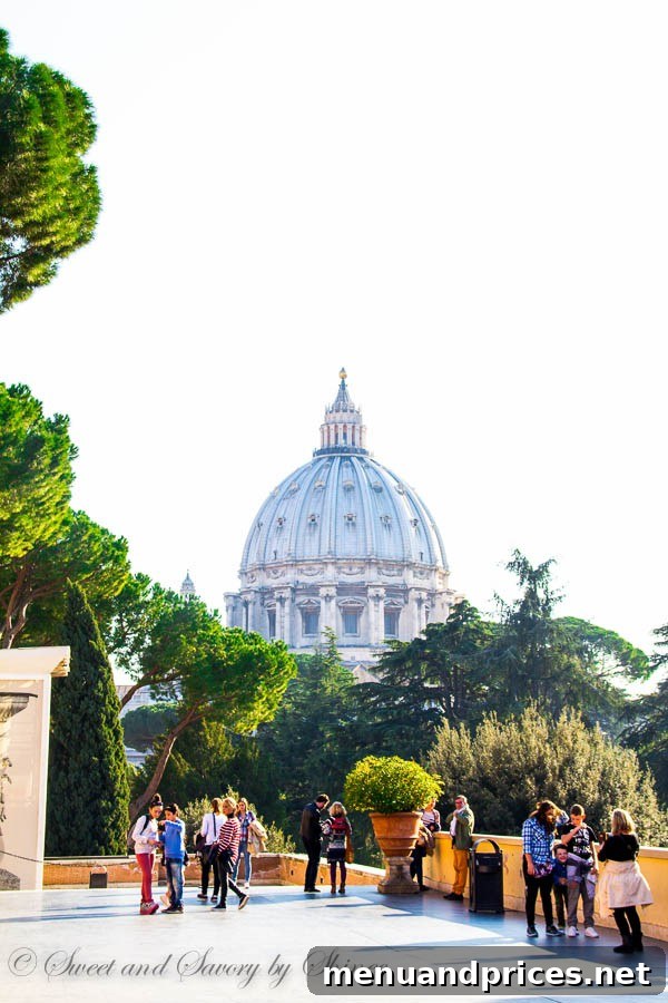 Capturing Rome: A Photographic Journey 23 Travel Photo Journal Rome Vatican City St. Peter's Basilica dome