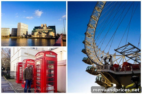 London Visual Diary 13 A classic red telephone booth in London, with a person posing playfully inside.