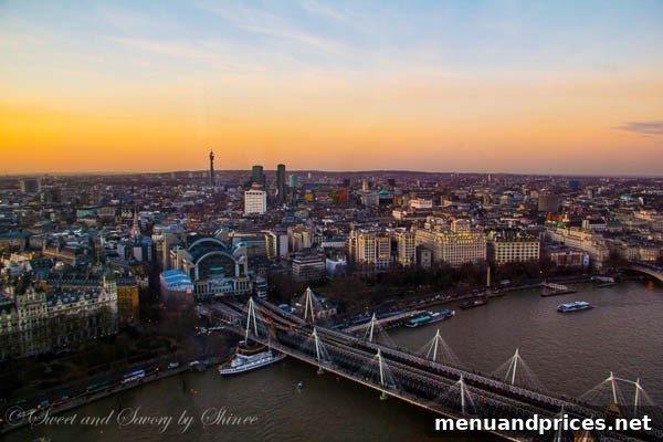 London Visual Diary 16 The London cityscape illuminated by the golden hour, creating a breathtaking visual.