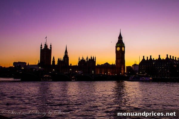 London Visual Diary 20 Big Ben and the Houses of Parliament beautifully framed during sunset from the London Eye.