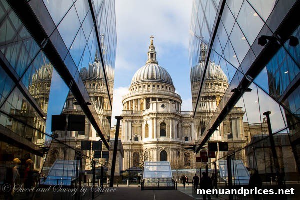 London Visual Diary 22 St. Paul's Cathedral viewed from a modern vantage point, highlighting its impressive dome.