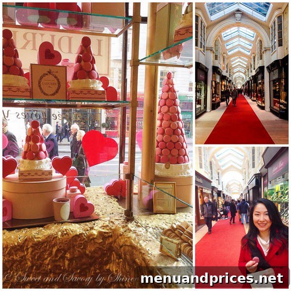 London Visual Diary 24 The interior of Burlington Arcade, an elegant and historic shopping gallery in London.