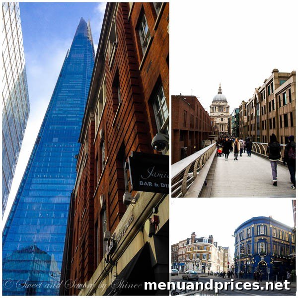 London Visual Diary 4 Downtown London street view with modern buildings and bustling activity.