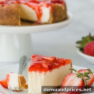 Divine Instant Pot Cheesecake with Fresh Strawberry Sauce 6 Instant Pot Cheesecake with Strawberry Sauce