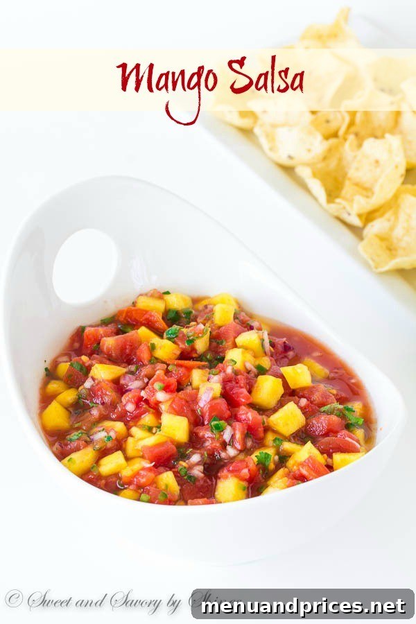 Sweet Heat Mango Relish 3 Quick and Easy Mango Salsa, perfect for a summer snack or appetizer