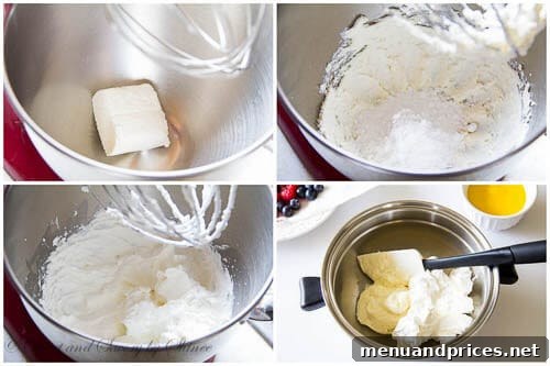 Whipped Lemon Delight 5 Step-by-step photographic guide for making Lemon Chantilly Parfait, showcasing ingredients and assembly stages