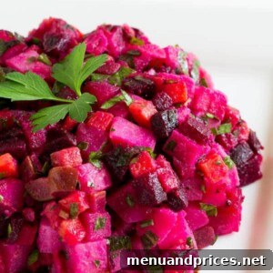Vibrant Russian Root Vegetable Salad 7 Classic Russian Vinaigrette Salad (Vinegret)