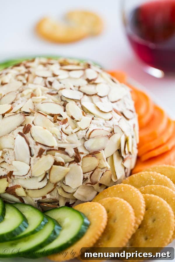 Creamy and flavorful salmon cheese ball, perfect for any gathering.