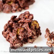 Orange Zest Chocolate Crunch 8 A finished orange chocolate crisp, ready to be enjoyed.