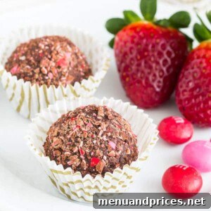 Strawberry Chocolate Truffles