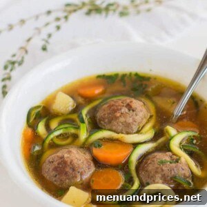 Vegetable Meatball Soup