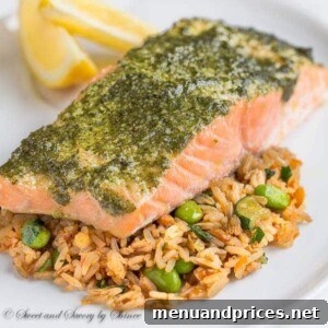 Pesto Baked Salmon