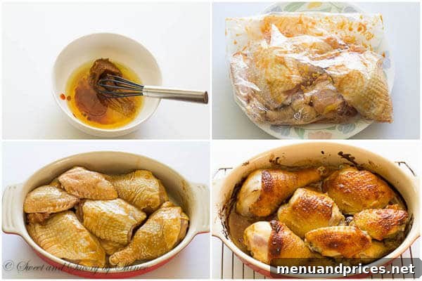 Step-by-step guide to preparing Sesame Miso Chicken.