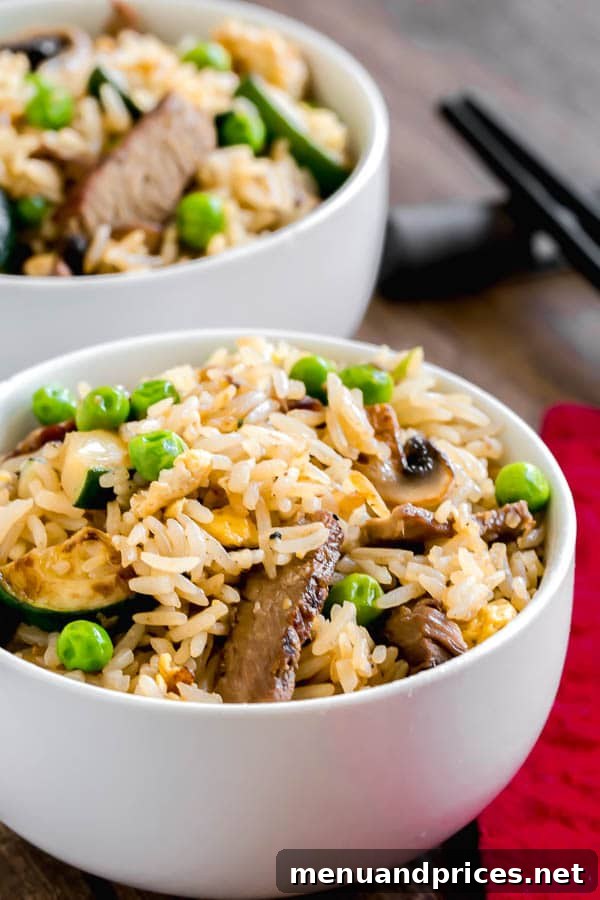 Steak Fried Rice Remix 5 Family-favorite leftover steak fried rice recipe, a perfect solution for repurposing leftovers into a quick, flavorful, and easy weeknight dinner.