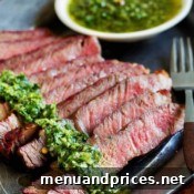Grilled Ribeye with Chimichurri Sauce
